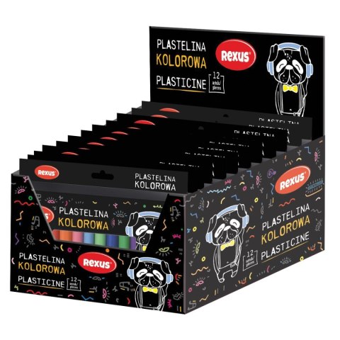 Plastelina 12 kol. Teens mix Rexus (9754) Rexus