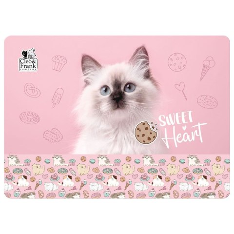 Podkład na biurko Cleo i Frank mix nadruk PVC PCW Derform (PLACF45) Derform