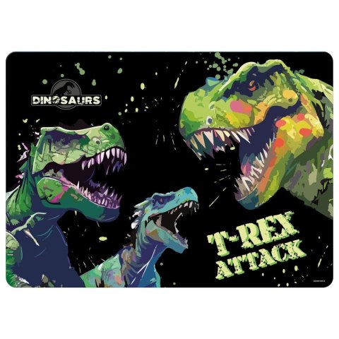 Podkład na biurko Dinozaur mix karton pokryty folią Derform (PLADN20) Derform