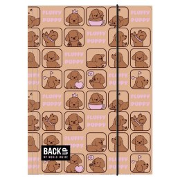 Teczka kartonowa na gumkę A4 mix Derform (TGA4B7A17) Derform