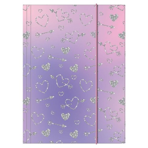 Teczka kartonowa na gumkę A4 mix Derform (TGA4B7A32) Derform