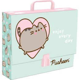 Teczka kartonowa na zatrzask Pusheen A4 miętowy Unipap Unipap