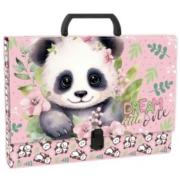 Teczka z szerokim grzbietem na klips Panda A4 różne Derform (TTRPA10) Derform