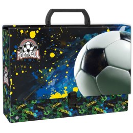 Teczka z szerokim grzbietem na klips Piłka A4 mix Derform (TRGPI20) Derform