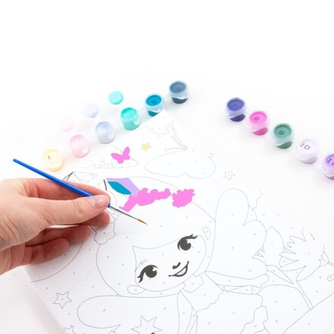 Zestaw kreatywny dla dzieci malowanie po numerach Kidea (OMNMAKA) Kidea