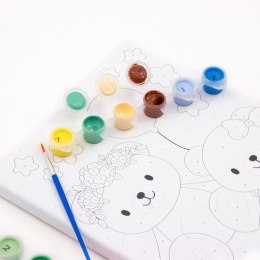 Zestaw kreatywny dla dzieci malowanie po numerach Kidea (OMNMIKA) Kidea