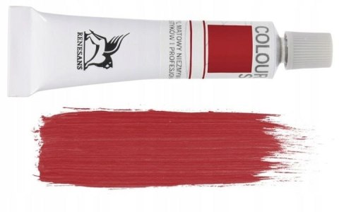 Farba akrylowa matowa kolor: bordowy 20ml Renesans Renesans