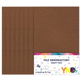 Filc kolor: brązowy 8 ark. [mm:] 210x297 Interdruk (IFILCBRĄZ) Interdruk
