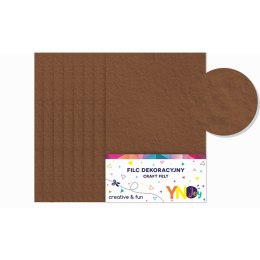 Filc kolor: brązowy 8 ark. [mm:] 210x297 Interdruk (IFILCBRĄZ) Interdruk