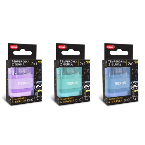 Gumka do mazania +temperówka Rexus (6202) Rexus