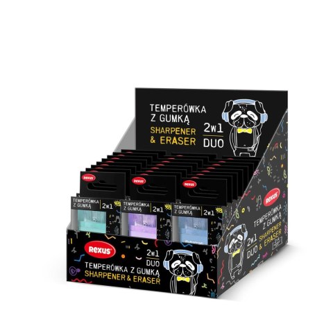 Gumka do mazania +temperówka Rexus (6202) Rexus