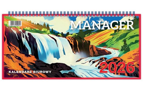 Kalendarz biurkowy MANAGER biurkowy 320mm x 150mm Wydawnictwo Telegraph Wydawnictwo Telegraph