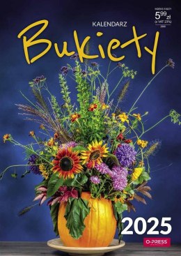 Kalendarz ścienny A4 BUKIETY A4 x 300mm Press (5904830713442) Press