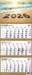 Kalendarz ścienny PLAŻA 310mm x 790mm Press Press