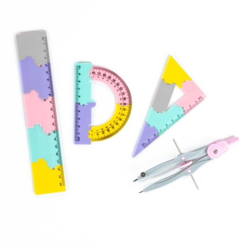 Komplet geometryczny 4 el. Kidea (ZGPB20CM4K) Kidea