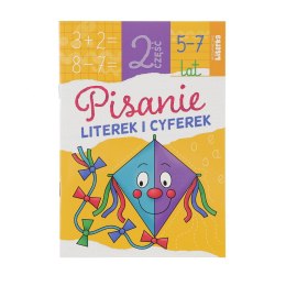 Książeczka edukacyjna pisanie literek i cyferek Literka Literka