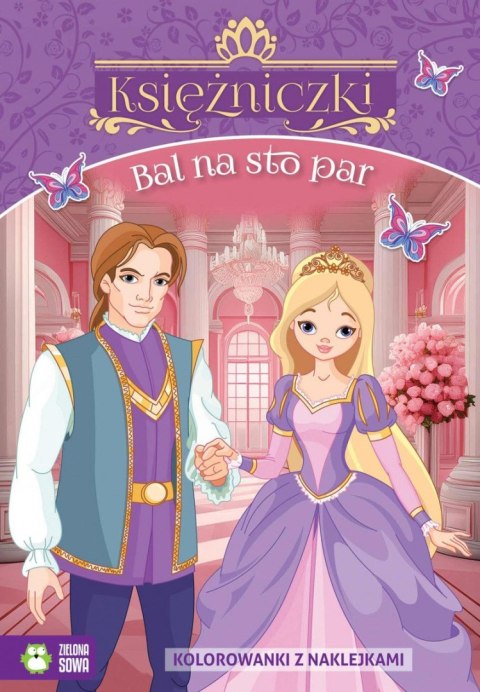 Książeczka edukacyjna Księżniczki. Bal na sto par Zielona Sowa Zielona Sowa