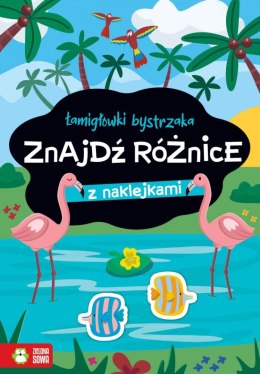 Książeczka edukacyjna Łamigłówki bystrzaka. Znajdź różnice Zielona Sowa Zielona Sowa