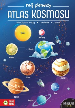 Książeczka edukacyjna Mój pierwszy atlas kosmosu Zielona Sowa Zielona Sowa