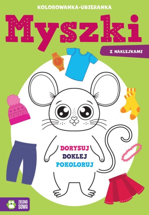 Książeczka edukacyjna Myszki Zielona Sowa Zielona Sowa