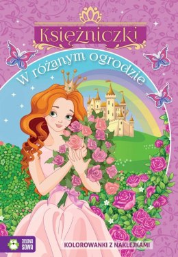 Książeczka edukacyjna W różanym ogrodzie Zielona Sowa Zielona Sowa