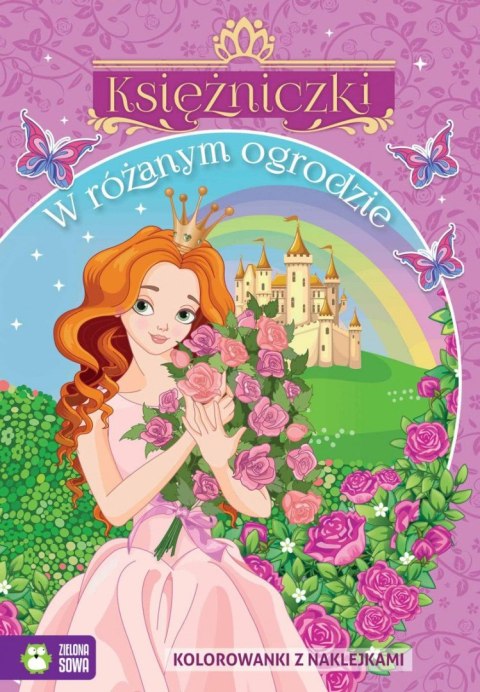 Książeczka edukacyjna W różanym ogrodzie Zielona Sowa Zielona Sowa