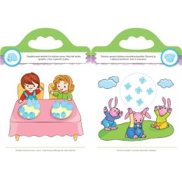 Książka dla dzieci DOMOWE PRZEDSZKOLE OD 3 LAT. ZABAWY EDUKACYJNE Z NAKLEJKAMI