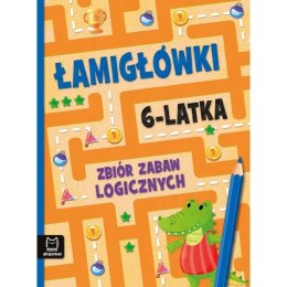 Książka dla dzieci Łamigłówki 6-latka. Zbiór zabaw logicznych