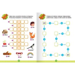 Książka dla dzieci Łamigłówki i krzyżówki. Ciekawe zadania dla przedszkolaków 6+