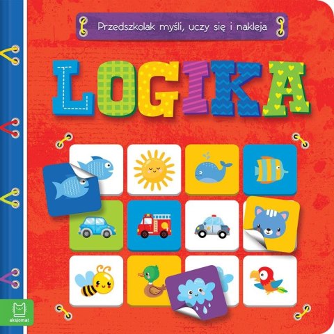 Książka dla dzieci lOGIKA. PRZEDSZKOLAK MYŚLI, UCZY SIĘ I NAKLEJA