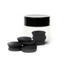 Magnes czarny czarny śr. 30mm Tierra 10 sztuk Tierra