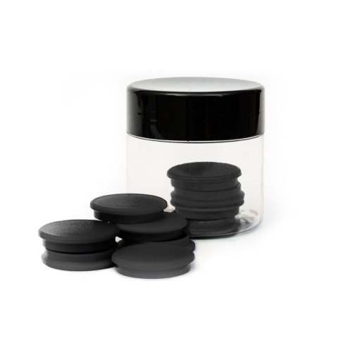 Magnes czarny czarny śr. 30mm Tierra 10 sztuk Tierra