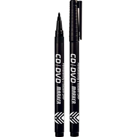 Marker do cd wkład czarny 1mm Tetis (KM111-V) Tetis