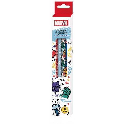 Ołówek AVENGERS z gumką HB (nd) (114137) (nd)