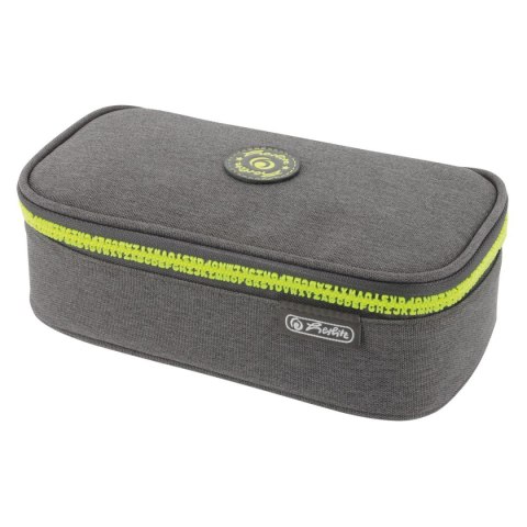Piórnik Kosmetyczka Beat Box ABC szary/żółty 50046485 Herlitz (300001574) Herlitz