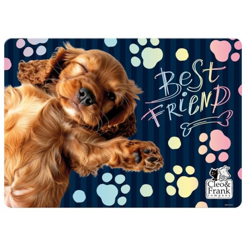 Podkład na biurko Cleo i Frank mix nadruk PVC PCW Derform (PLACF44) Derform