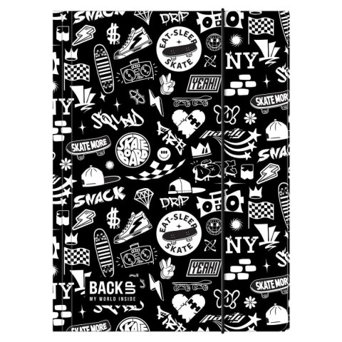 Teczka kartonowa na gumkę A4 mix Derform (TGA4B7A57) Derform