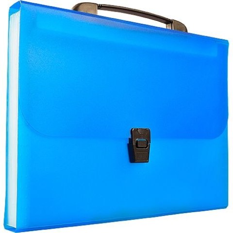 Teczka z przegródkami harmonijkowa A4 kolor: niebieski 13 przegródek Tetis (BT623-N) Tetis