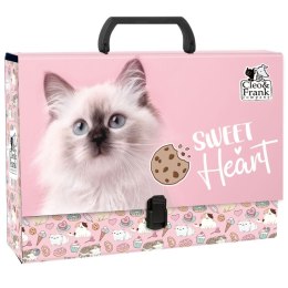 Teczka z szerokim grzbietem na klips Cleo i Frank A4 różne Derform (TRGCF45) Derform