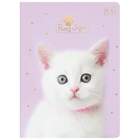 Zeszyt PUPPY SIGN A5 32k. 70g krata Interdruk (ZE32#PUP) Interdruk