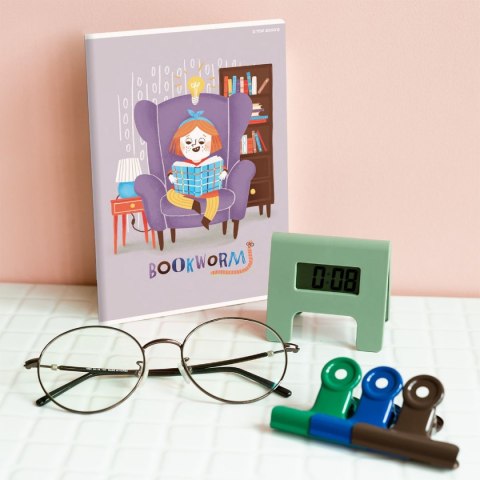 Zeszyt BOOKWORM/RETRO A5 16k. 70g kratka Top 2000 (400169369) Top 2000