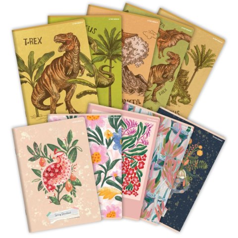 Zeszyt DINO/SPRING A5 60k. 70g linia Top 2000 (400169406) Top 2000