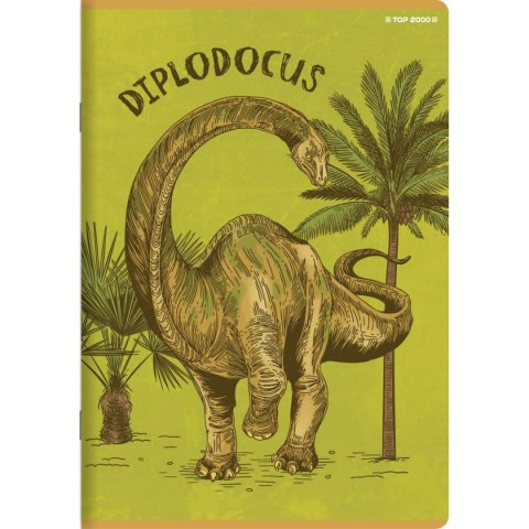 Zeszyt DINO/SPRING A5 60k. 70g linia Top 2000 (400169406) Top 2000