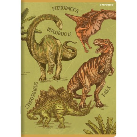 Zeszyt DINO/SPRING A5 60k. 70g linia Top 2000 (400169406) Top 2000