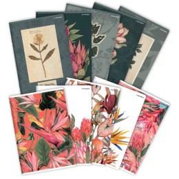 Zeszyt FLOWERS A5 60k. 70g linia Top 2000 (400169420) Top 2000