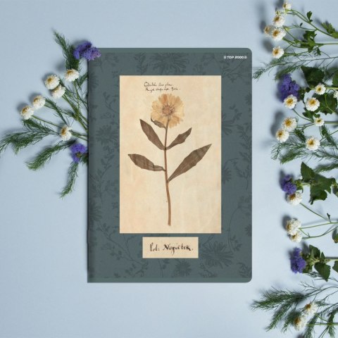 Zeszyt FLOWERS A5 60k. 70g linia Top 2000 (400169420) Top 2000