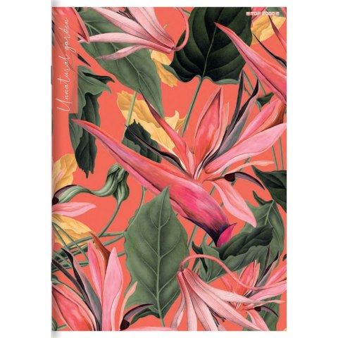 Zeszyt FLOWERS A5 60k. 70g linia Top 2000 (400169420) Top 2000