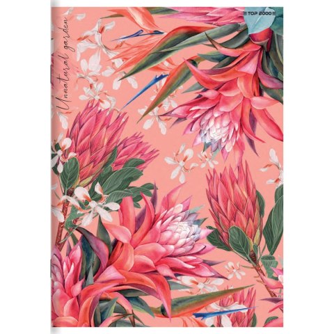 Zeszyt FLOWERS A5 60k. 70g linia Top 2000 (400169420) Top 2000