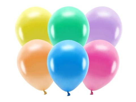 Balon gumowy Eco metalizowane mix 260mm Partydeco (ECO26M-000-10) Partydeco