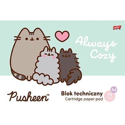Blok rysunkowy Pusheen A4 biały 20k Unipap Unipap